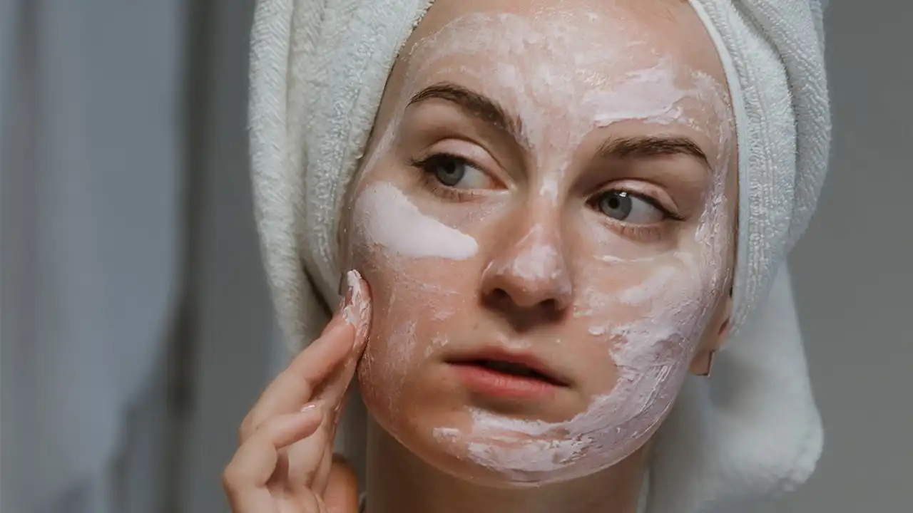 Skincare model